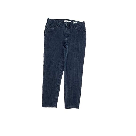 Jones New York Soho Ankle Women's size 6 Dark Wash Blue Denim Jeans - Picture 1 of 4